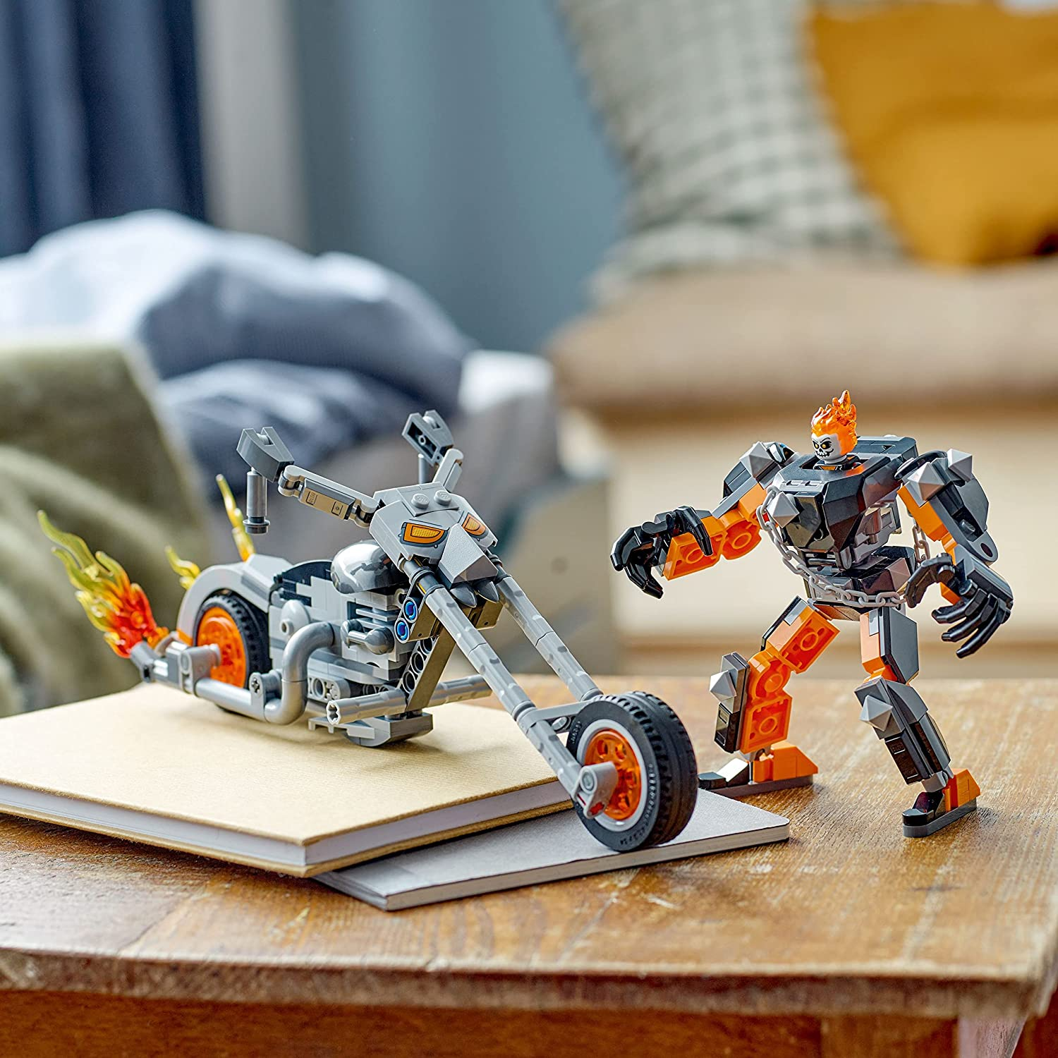 Marvel Ghost Rider Mech Bike by Lego 4