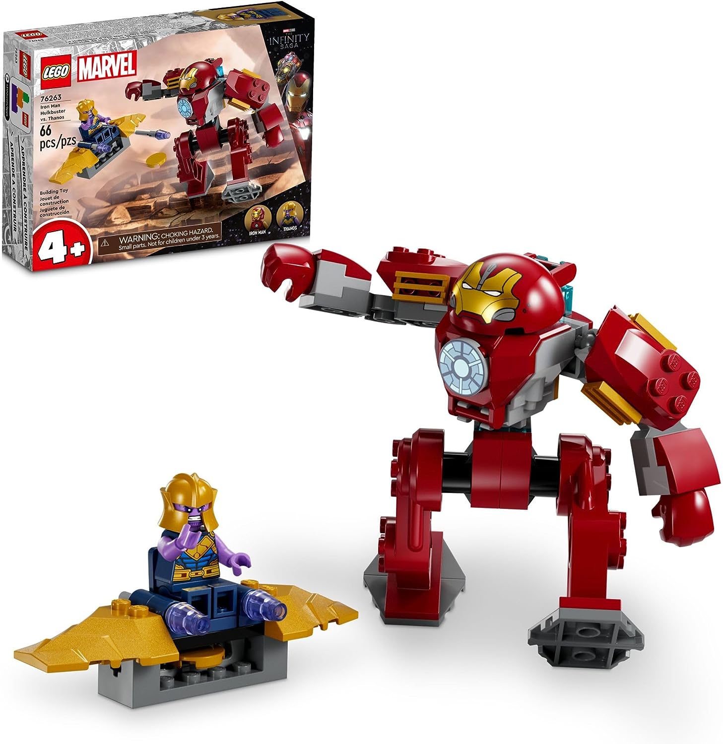 Marvel Iron Man Hulkbuster vs. Thanos-by-Lego