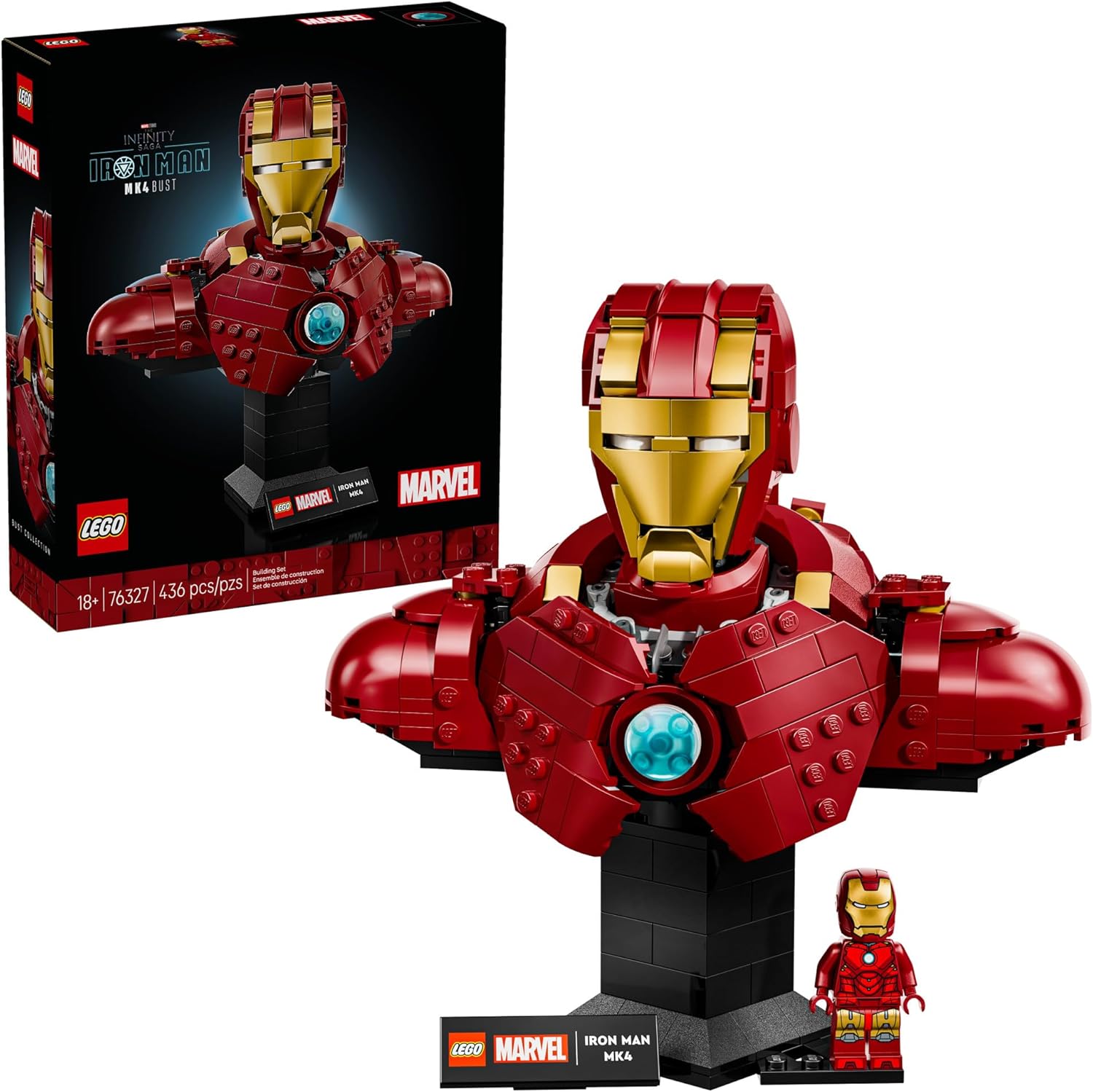Marvel Iron Man MK4 Bust-by-Lego
