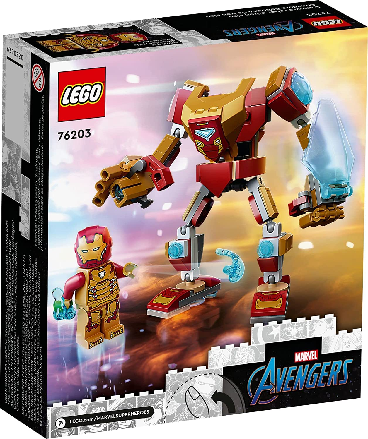 Marvel Iron Man Mech Armor by Lego 3