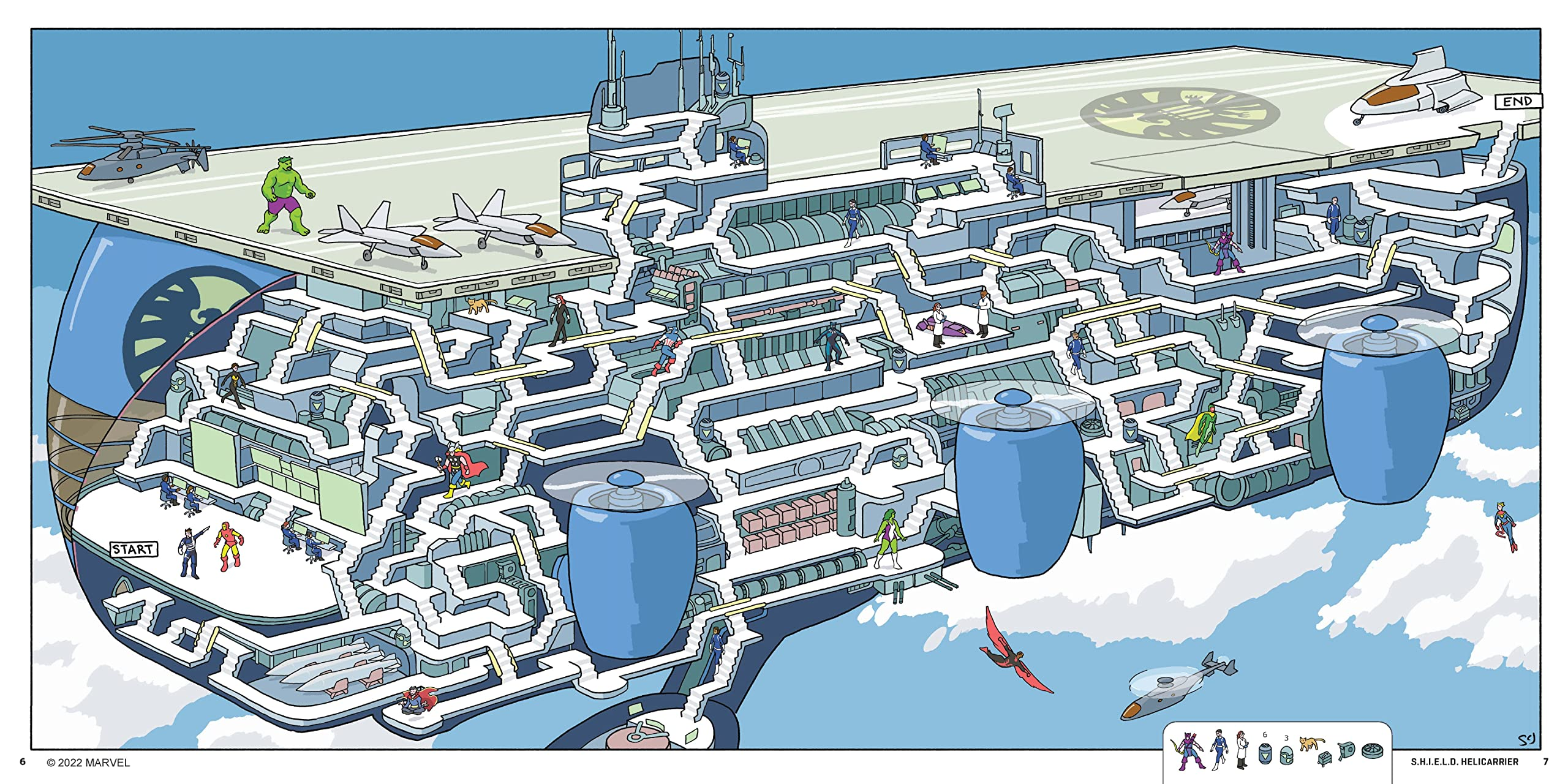 Marvel Mazes by Chronicle Books 2