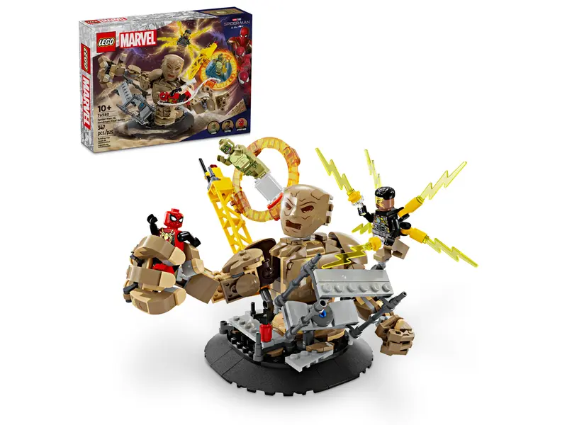 Marvel Spider-Man vs. Sandman: Final Battle-by-Lego