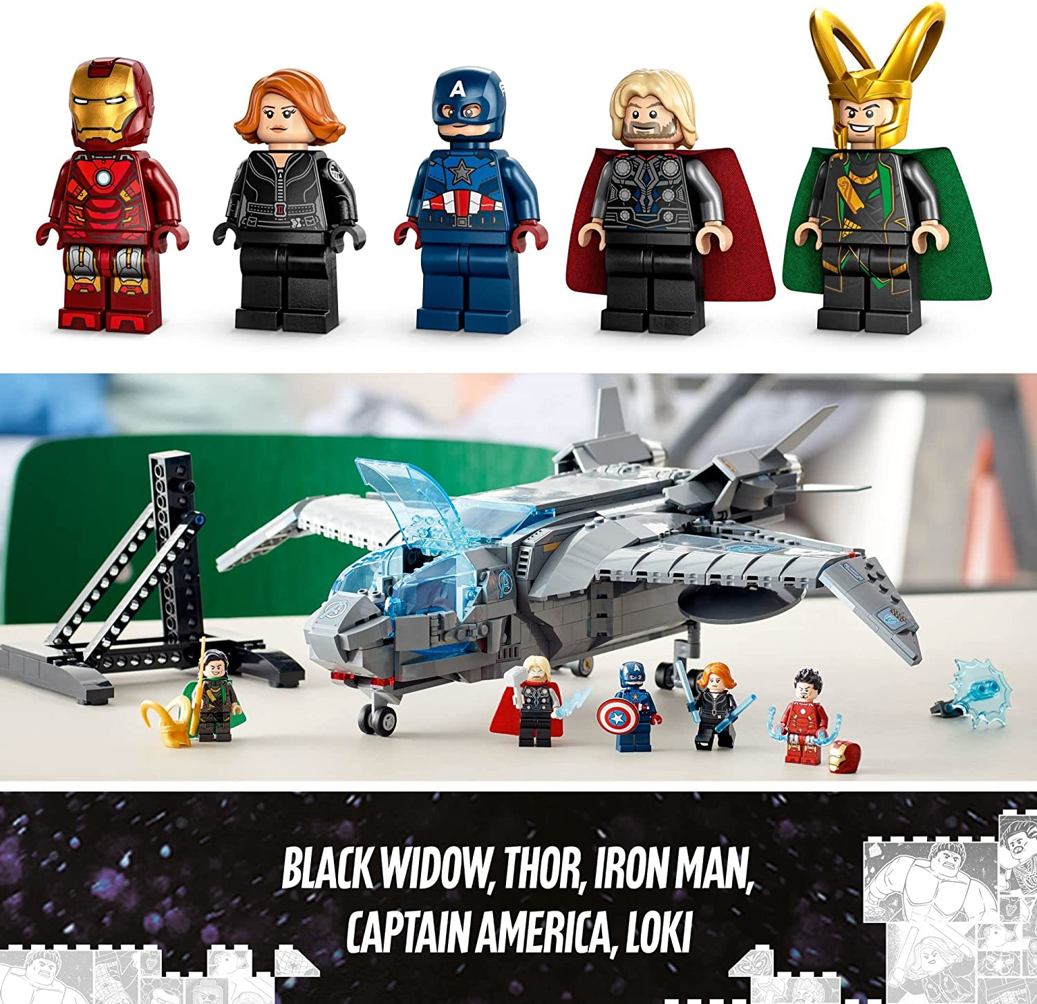 Marvel The Avengers Quinjet by Lego 5
