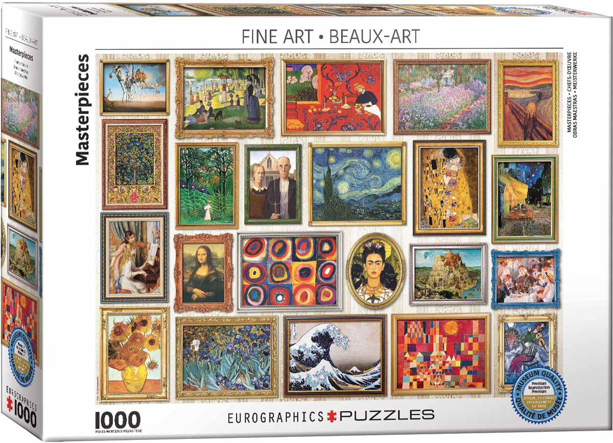Masterpieces 1000pc Puzzle-by-Eurographics