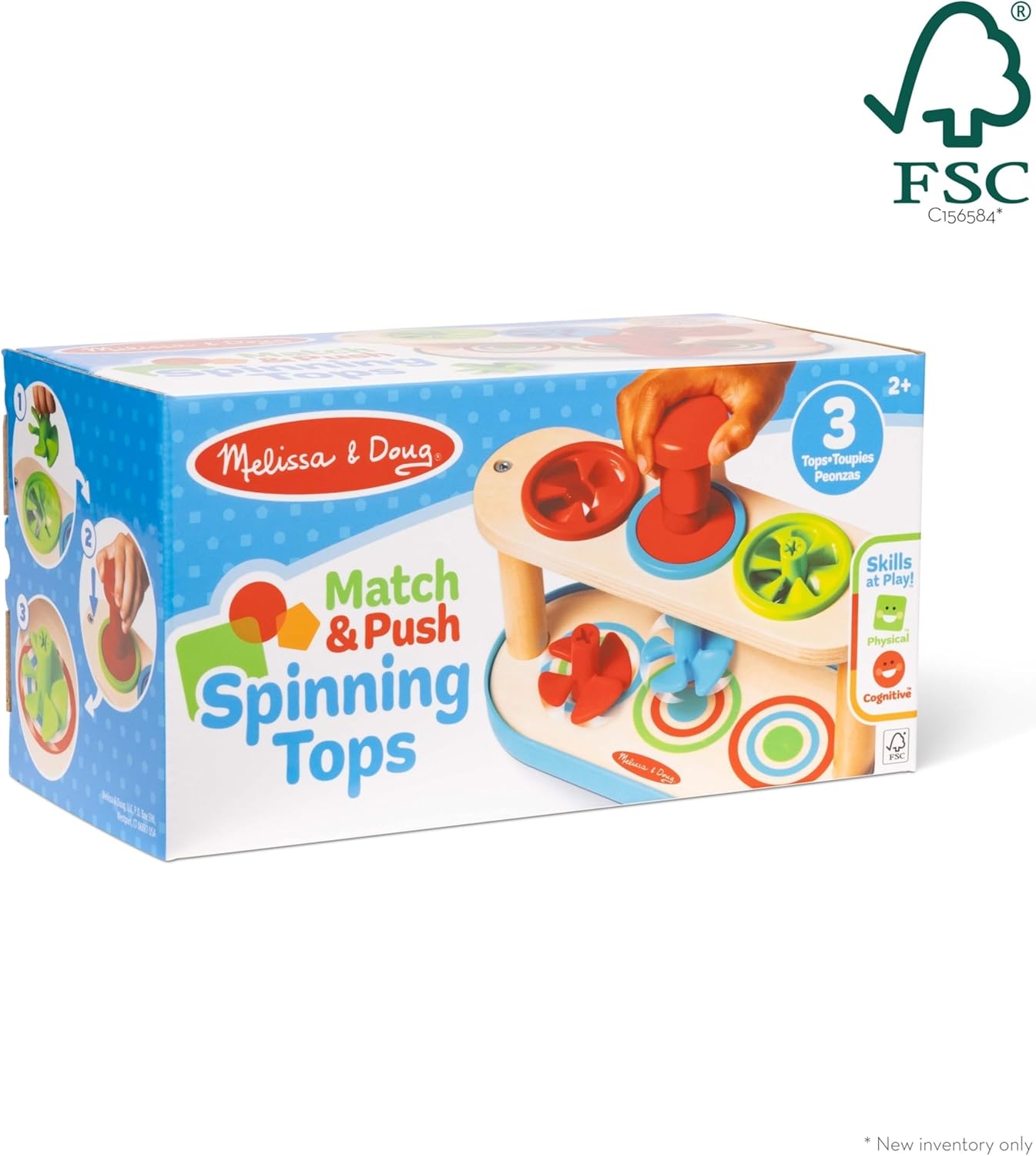 Match & Push Spinning Tops-by-Melissa & Doug