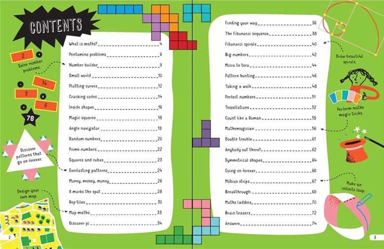 Math Scribble Book by Usborne 1