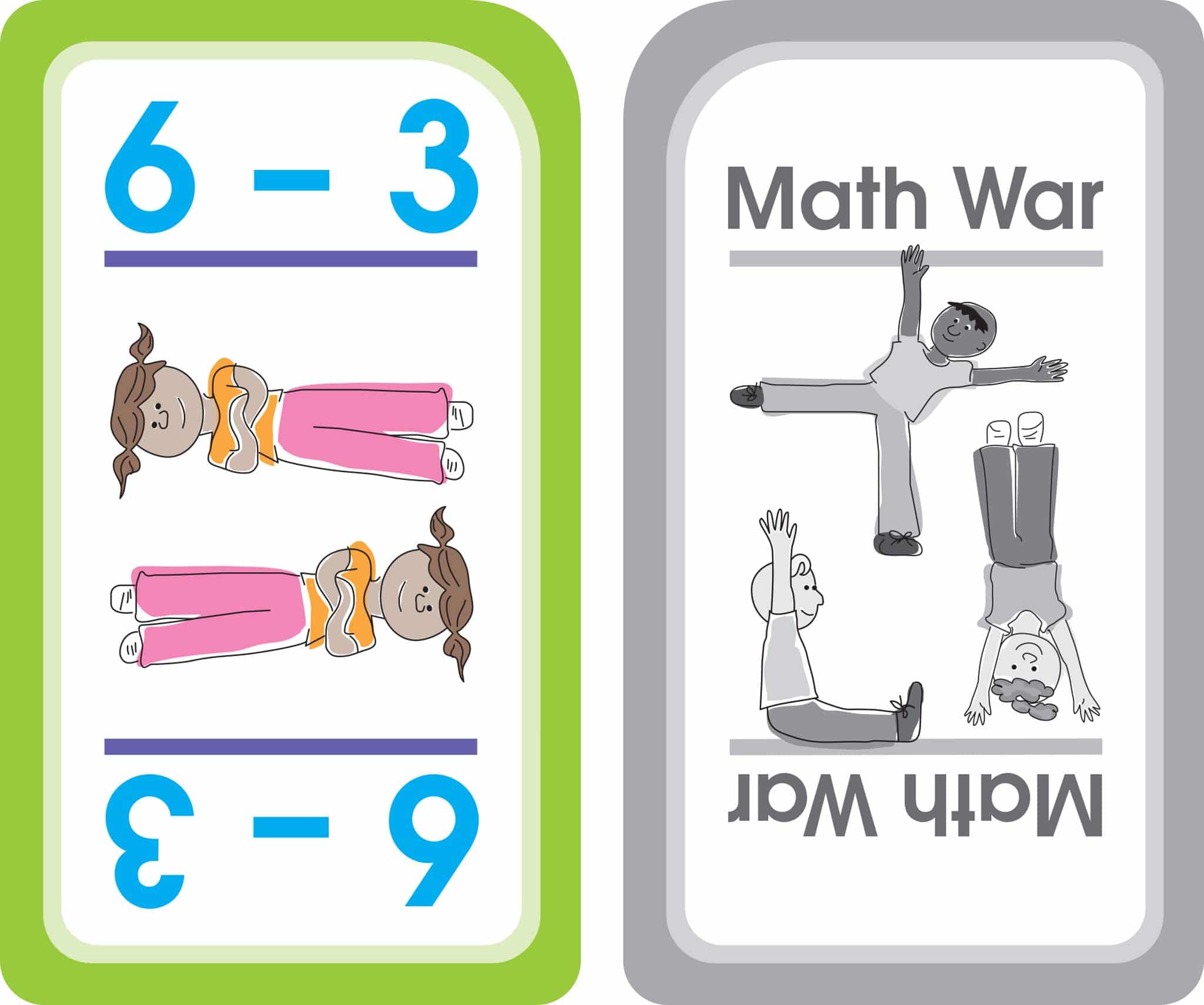 Math War Addition Subtraction Game Cards by School Zone 1