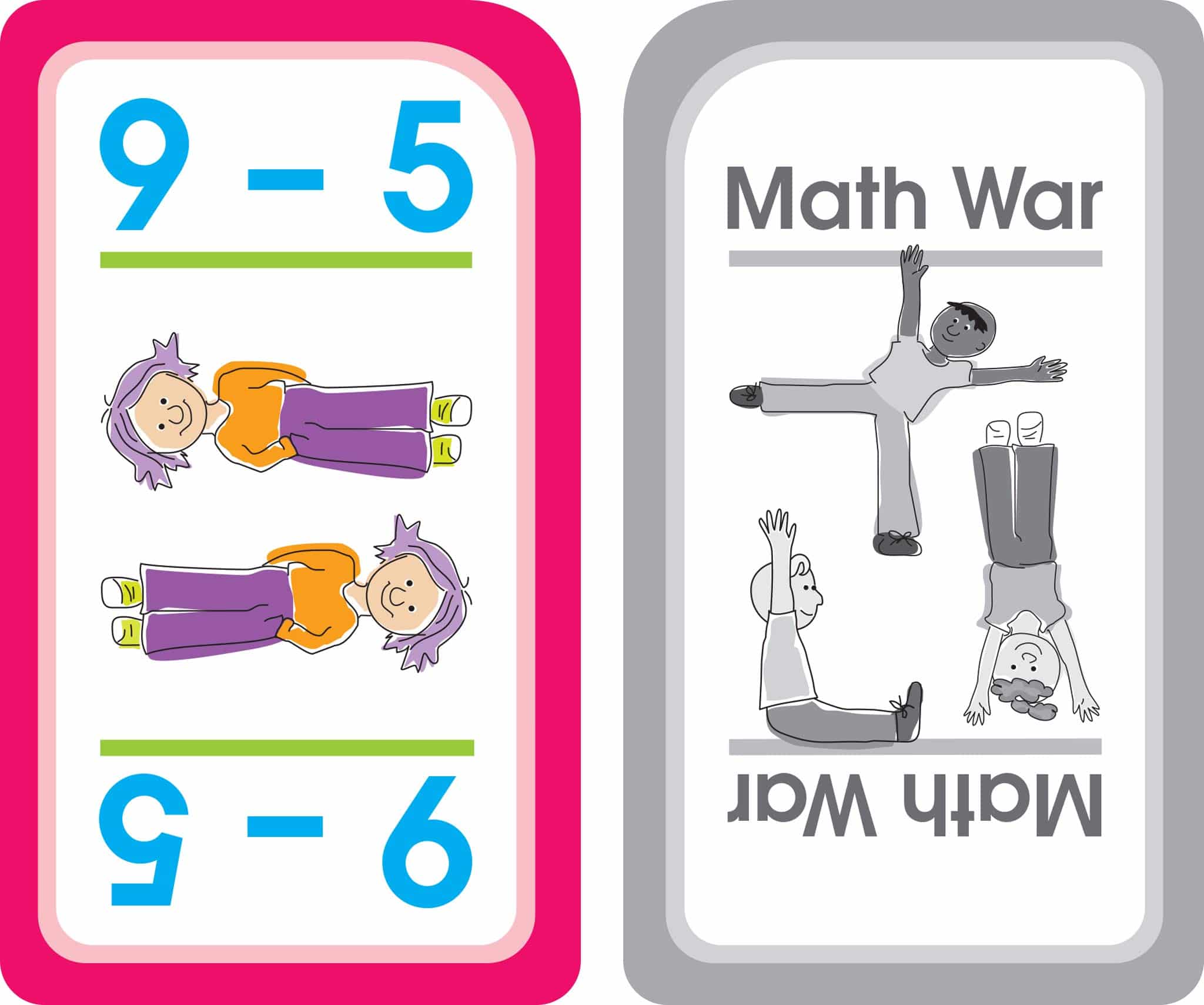 Math War Addition Subtraction Game Cards by School Zone 2