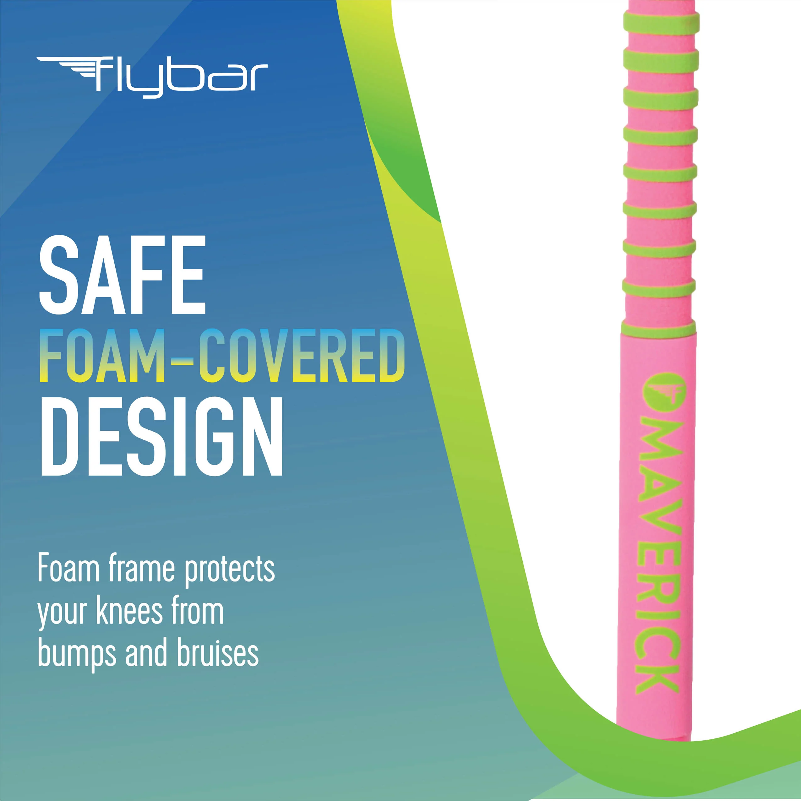 Maverick Pogo Stick PinkGreen by Flybar 3