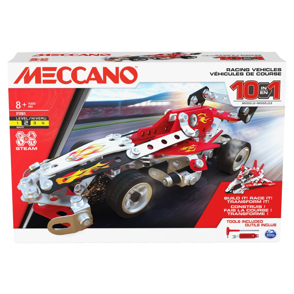 Meccano 10 in 1 Racing Vehicles Set-by-Meccano
