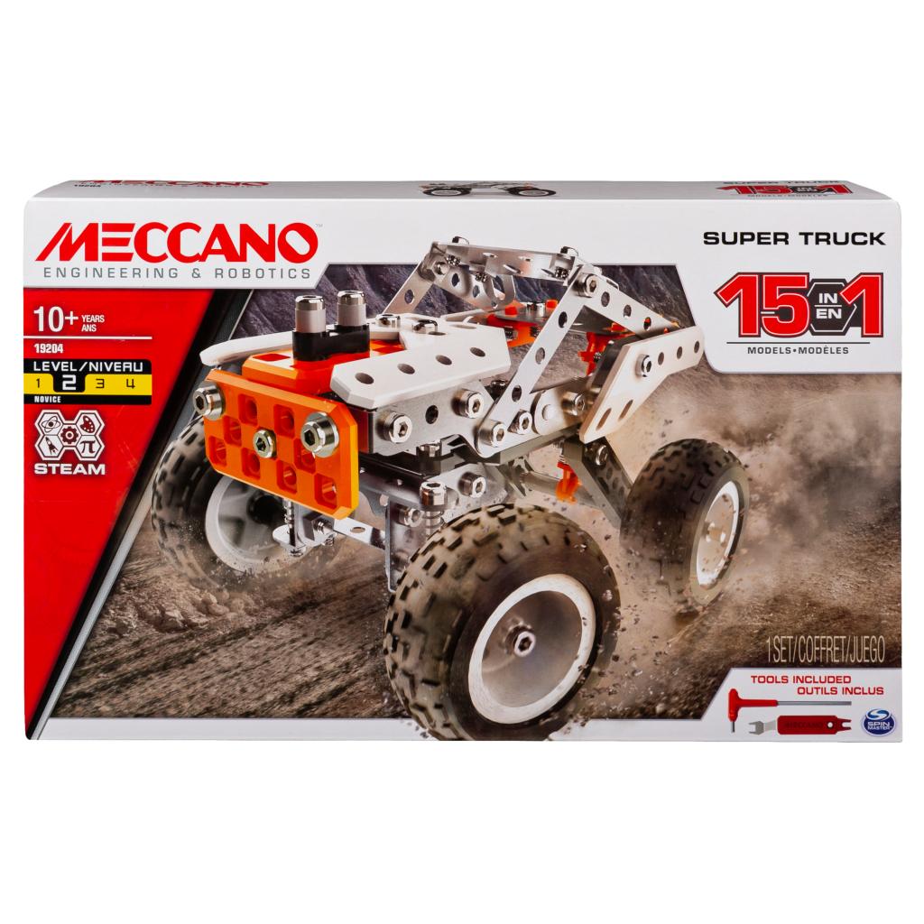 Meccano 15-in-1 Super Truck Set-by-Meccano