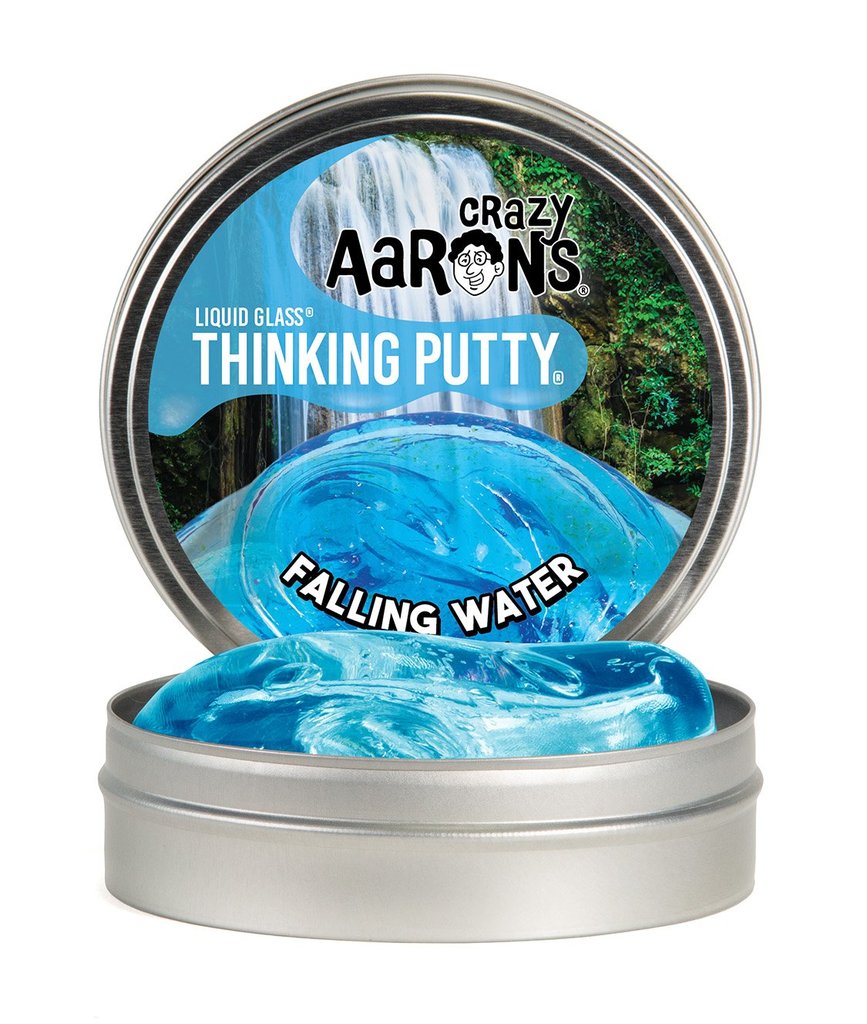 Mega Tin Falling Water Putty Crystal Clear Series by Crazy Aarons Putty World 3