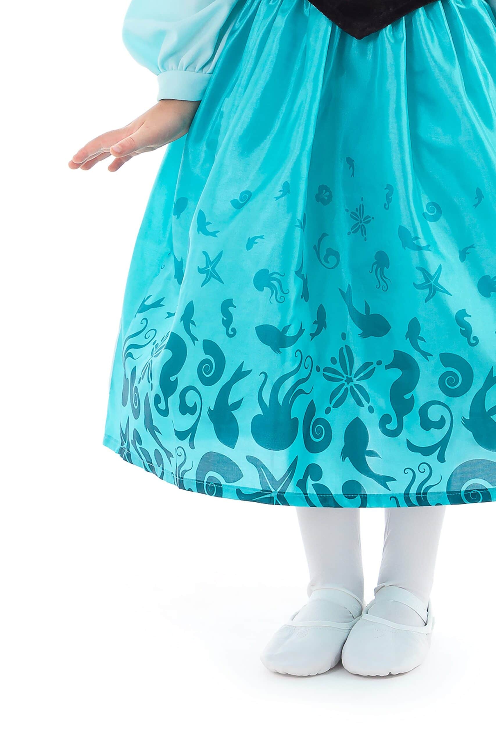 Mermaid Day Dress with Bow Medium 3 5 Years by Little Adventures 2 scaled
