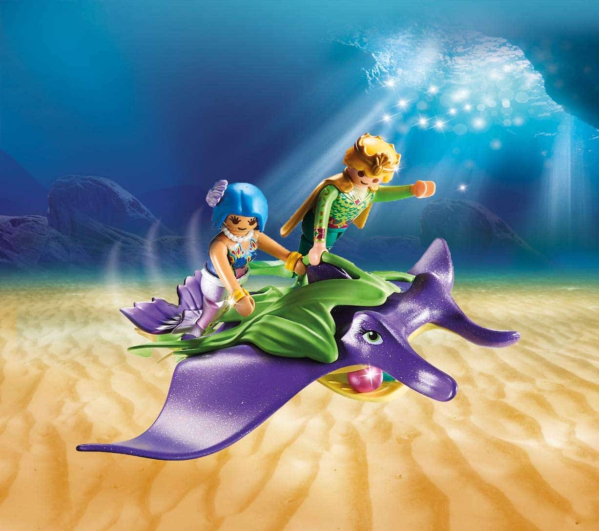 Mermaid Pearl Collectors with Manta Ray by Playmobil 2