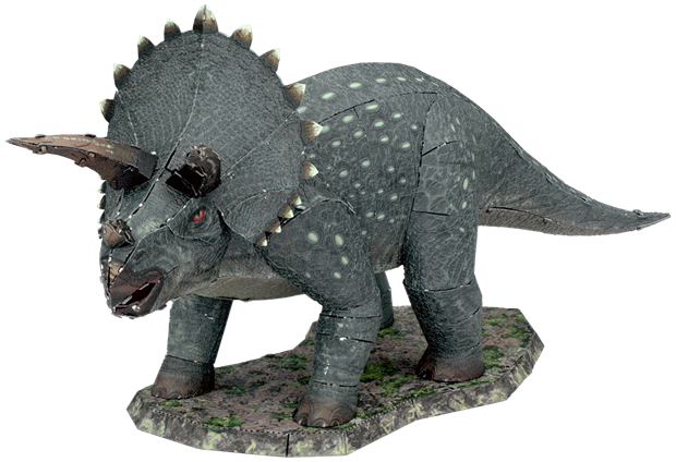 Metal Earth Triceratops-by-Fascinations
