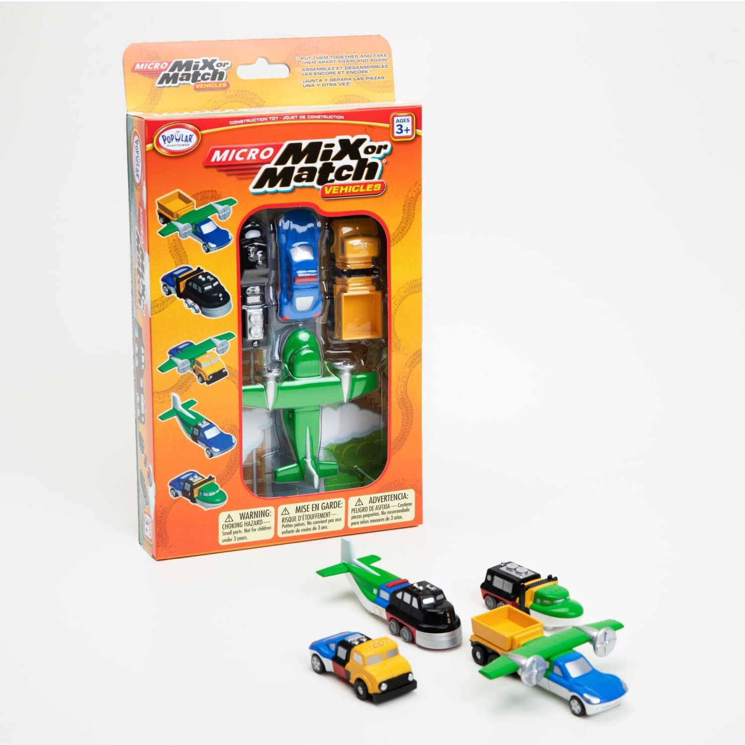 Micro Mix or Match Vehicles 2-by-Popular Playthings