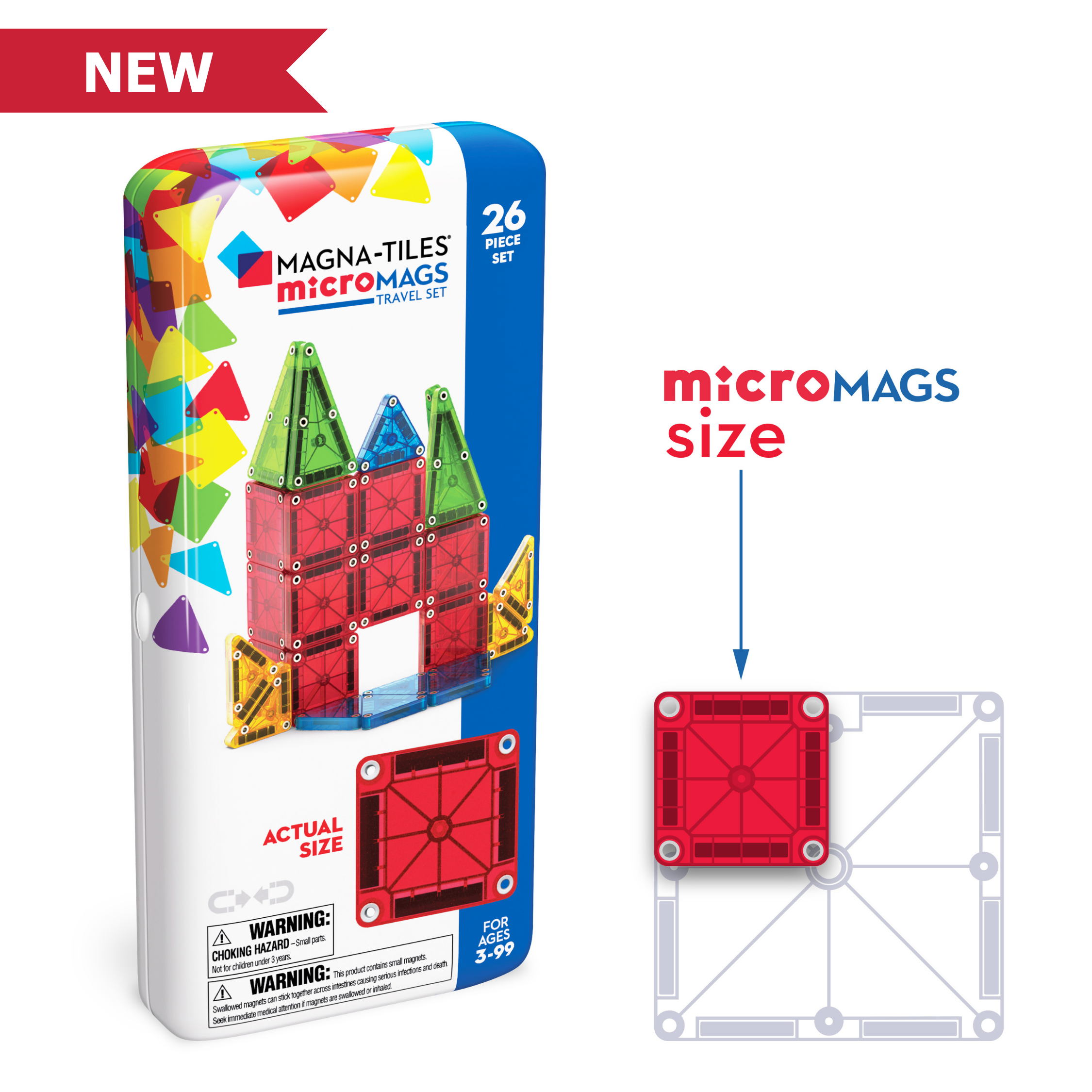 MicroMAGS Travel Set-by-Magna Tiles