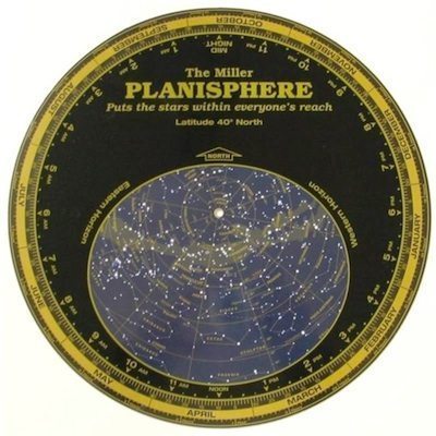 Miller 40 Degree Planisphere by Celestial Products