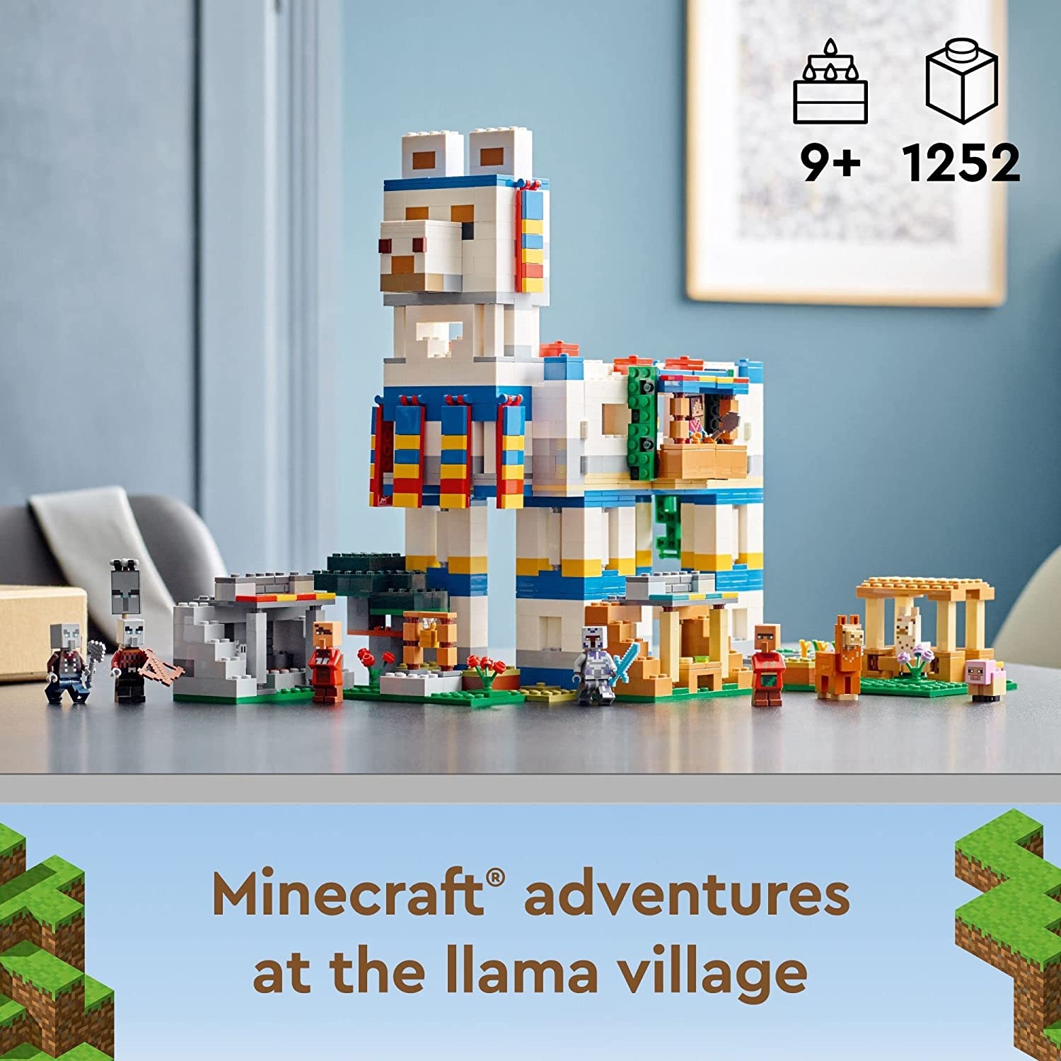 Minecraft The Llama Village by Lego 1