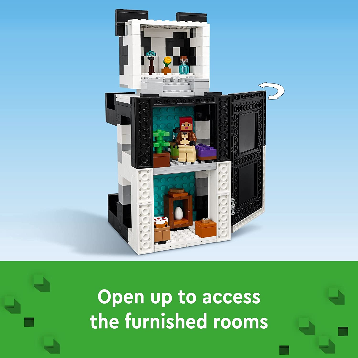 Minecraft The Panda Haven by Lego 4