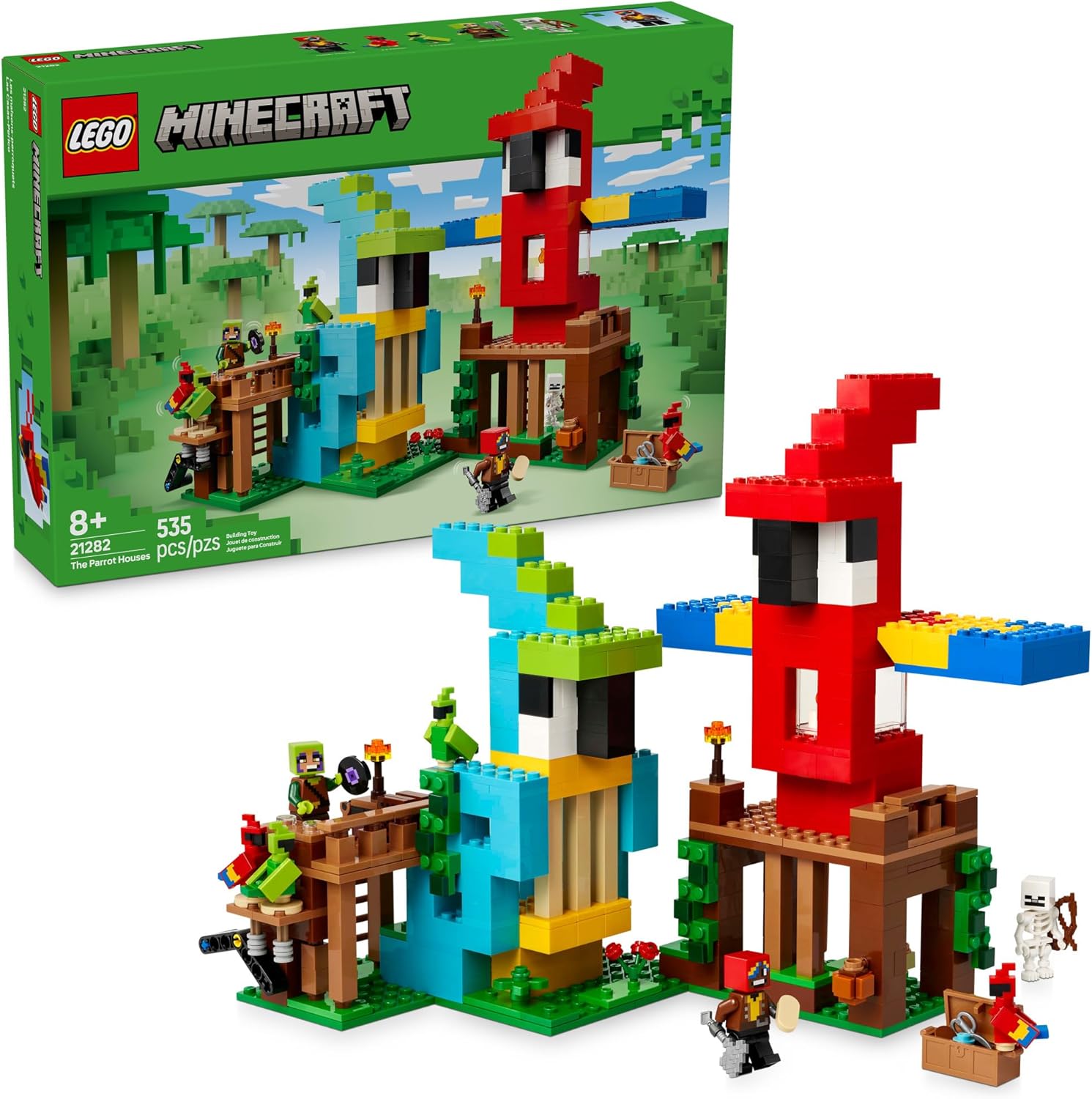 Minecraft The Parrot Houses-by-Lego