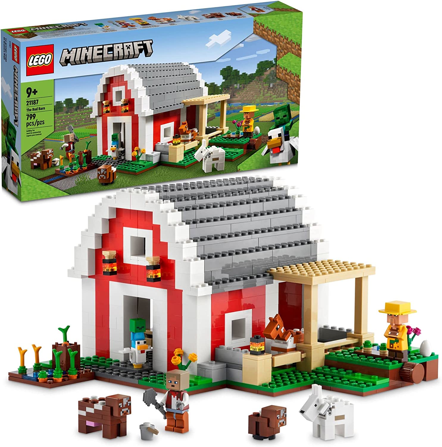 Minecraft The Red Barn 21187 Building Set by Lego