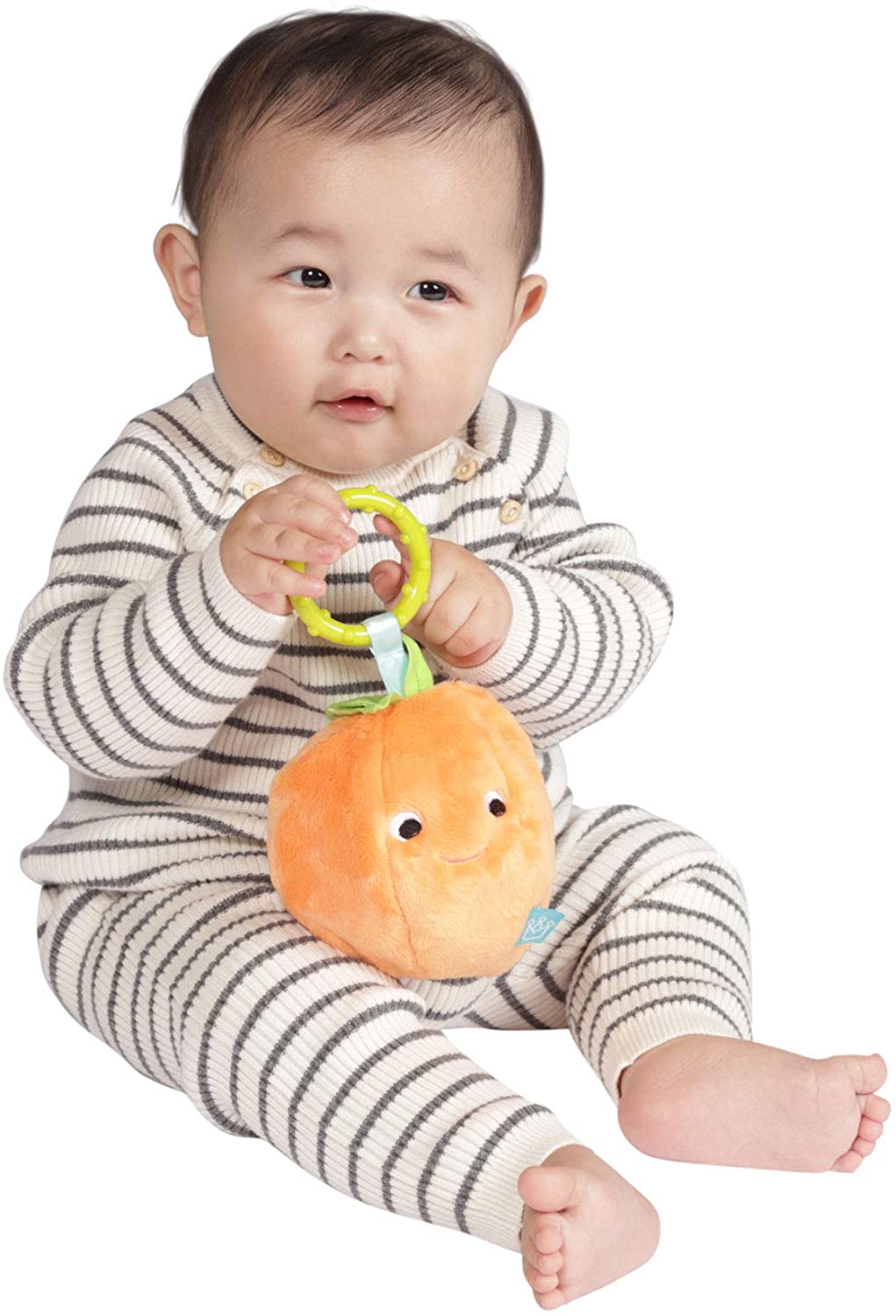 Mini Apple Farm Orange Baby Travel Toy by Manhattan Toy 3