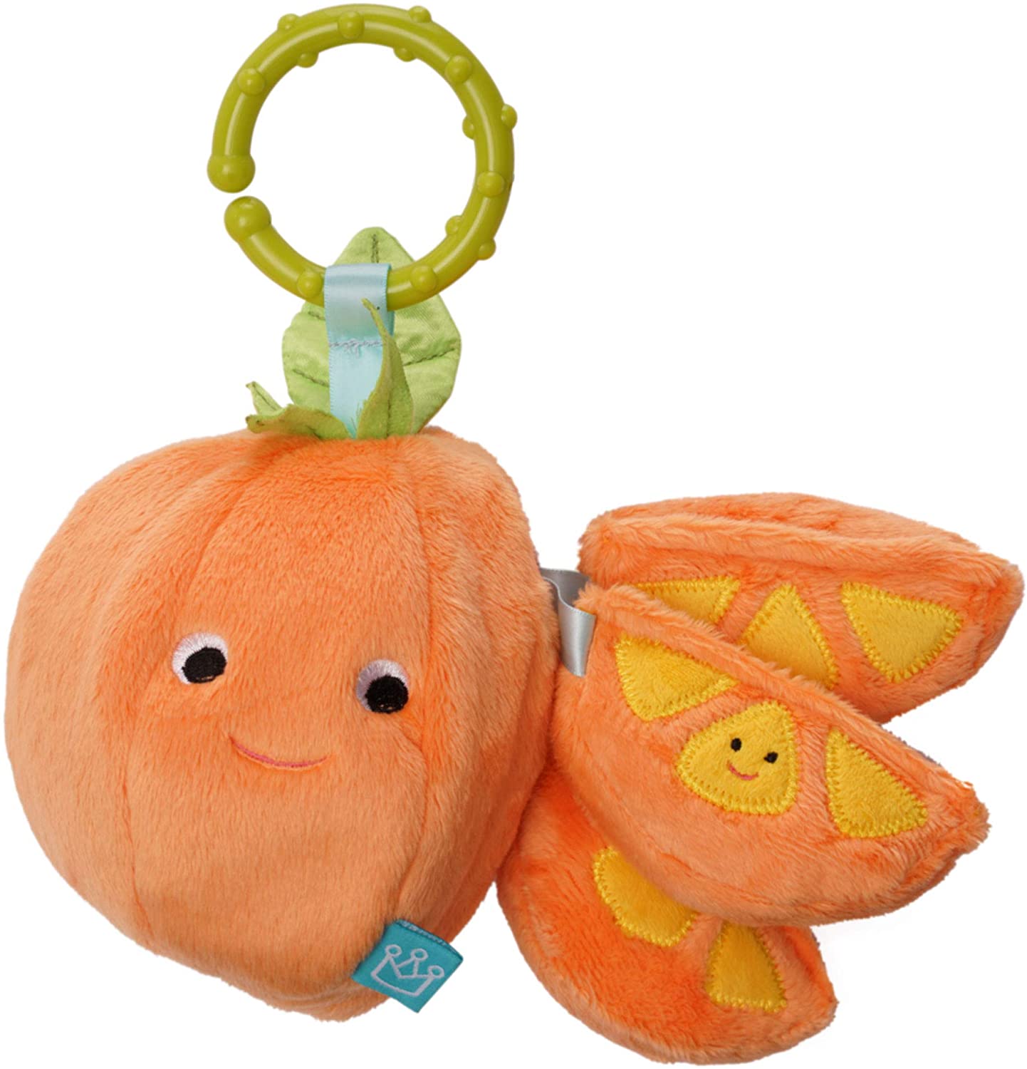 Mini Apple Farm Orange Baby Travel Toy by Manhattan Toy