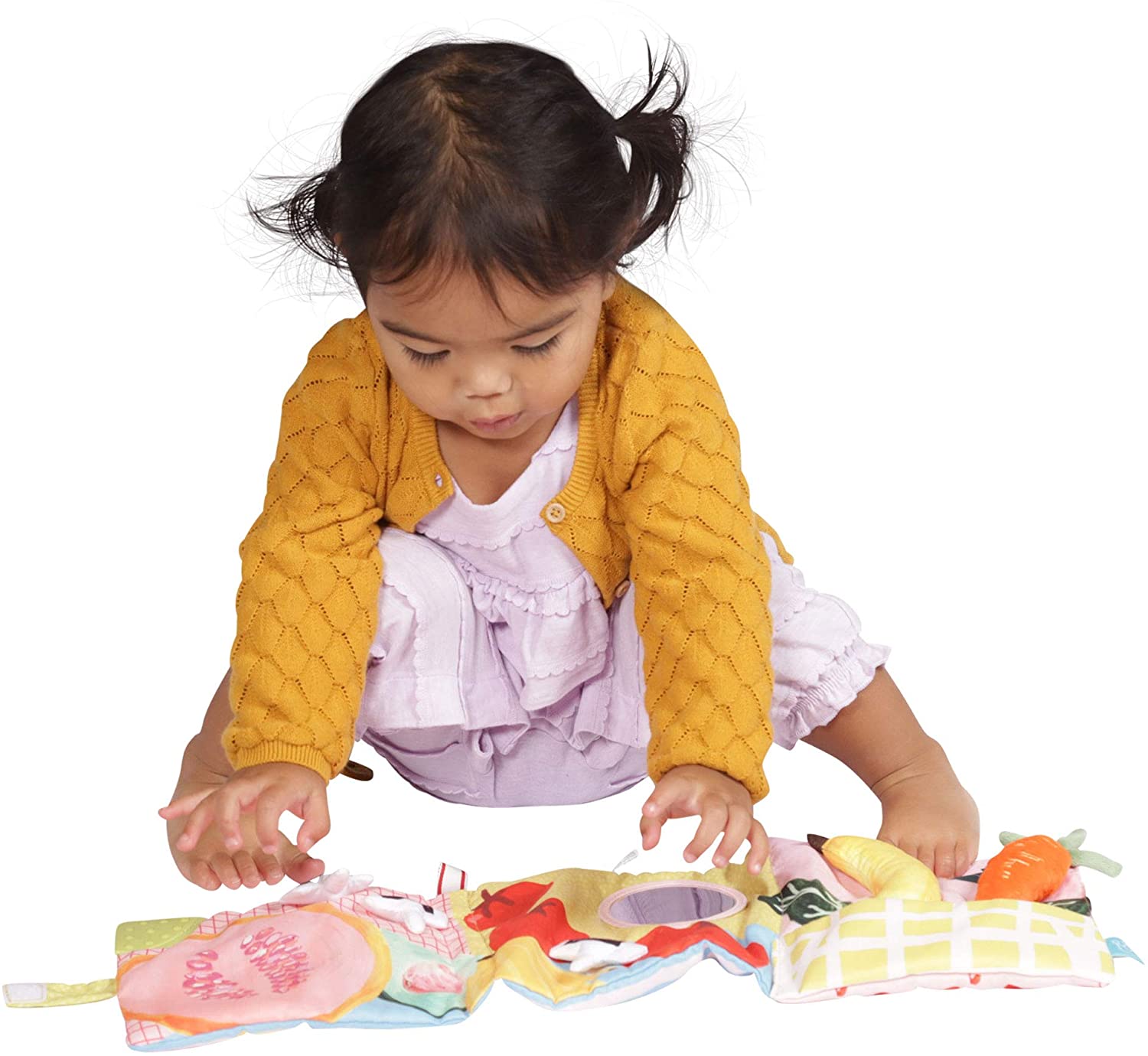 Mini Apple Farm Soft Activity Crinkle Book by Manhattan Toy 4