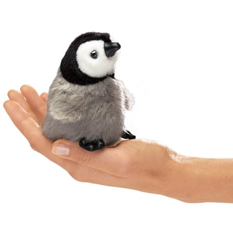 Mini Baby Emperor Penguin Puppet by Folkmanis