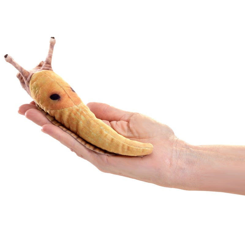 Mini Banana Slug Finger Puppet-by-Folkmanis