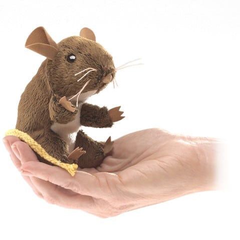 Mini Field Mouse Puppet by Folkmanis