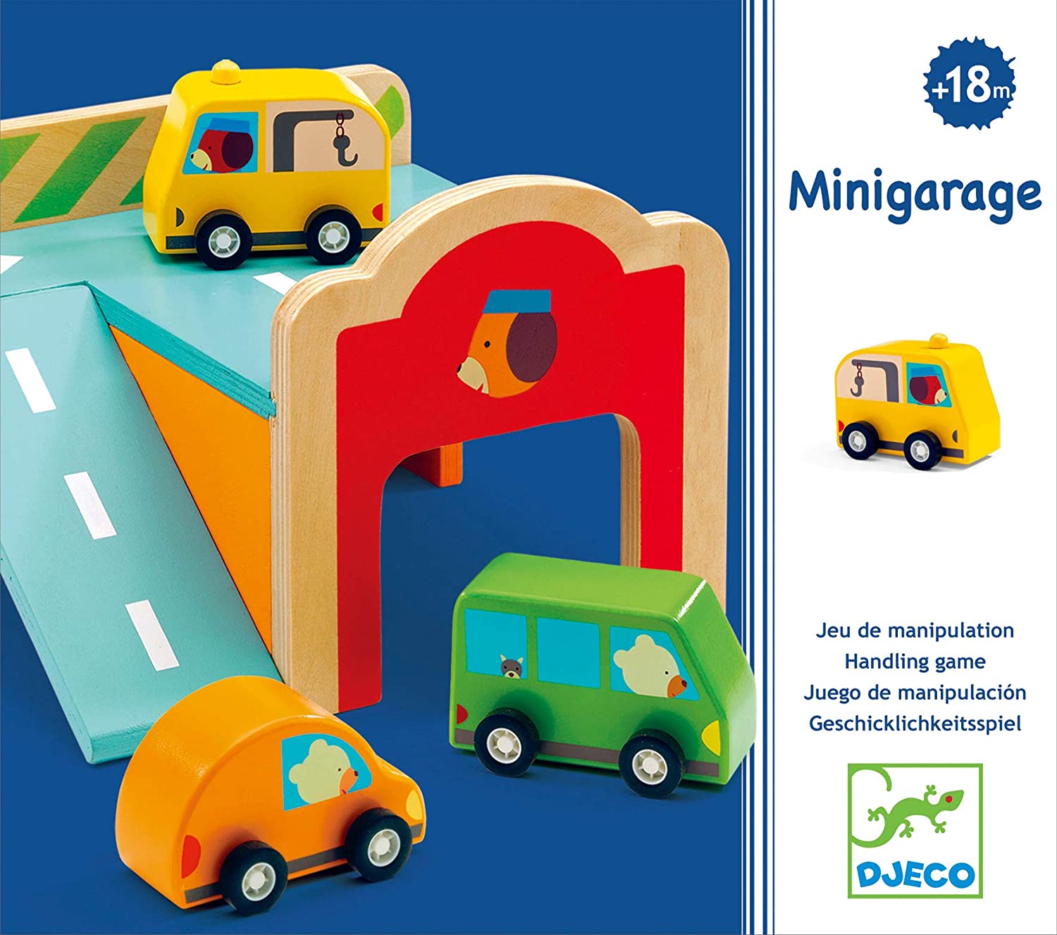 Mini Garage Wooden Playset by Djeco