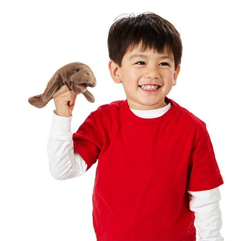 Mini Manatee Finger Puppet by Folkmanis 3