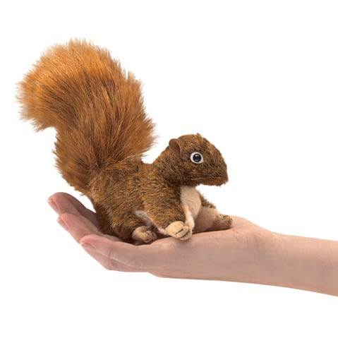 Mini Red Squirrel Puppet by Folkmanis