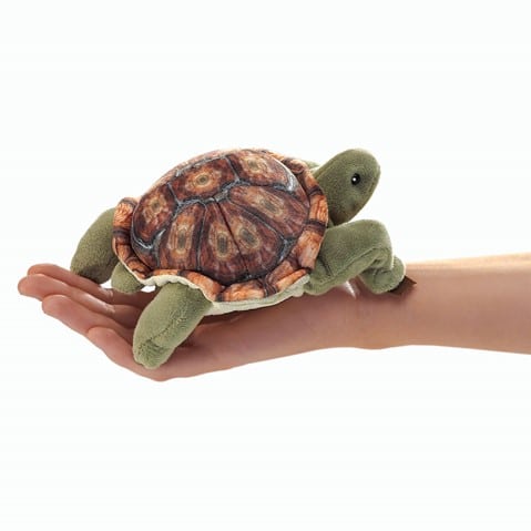 Mini Tortoise Puppet by Folkmanis