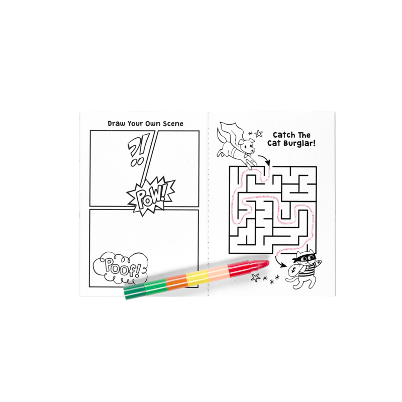 Mini Traveler Coloring Activity Kit Superkids Pets by Ooly 4