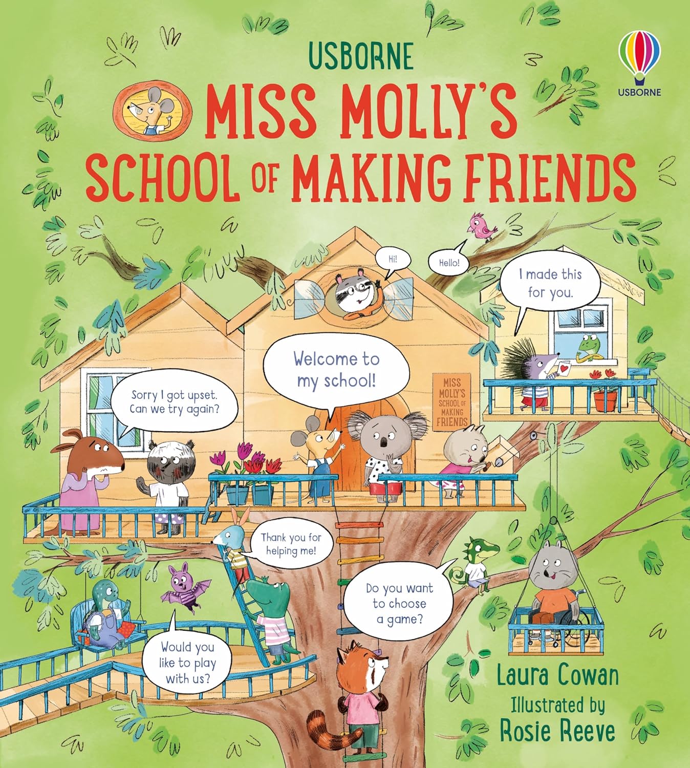 Miss Molly's School of Making Friends: A Friendship Book for Kids-by-Usborne