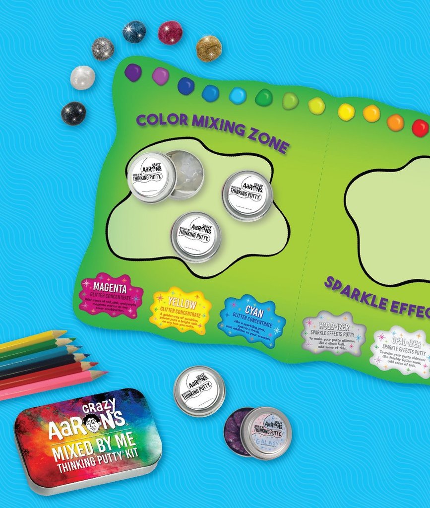 Mixed By Me Thinking Putty Kit Holographic by Crazy Aarons 1