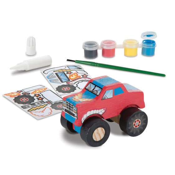 Monster Truck Wooden Craft Kit by Melissa Doug 1