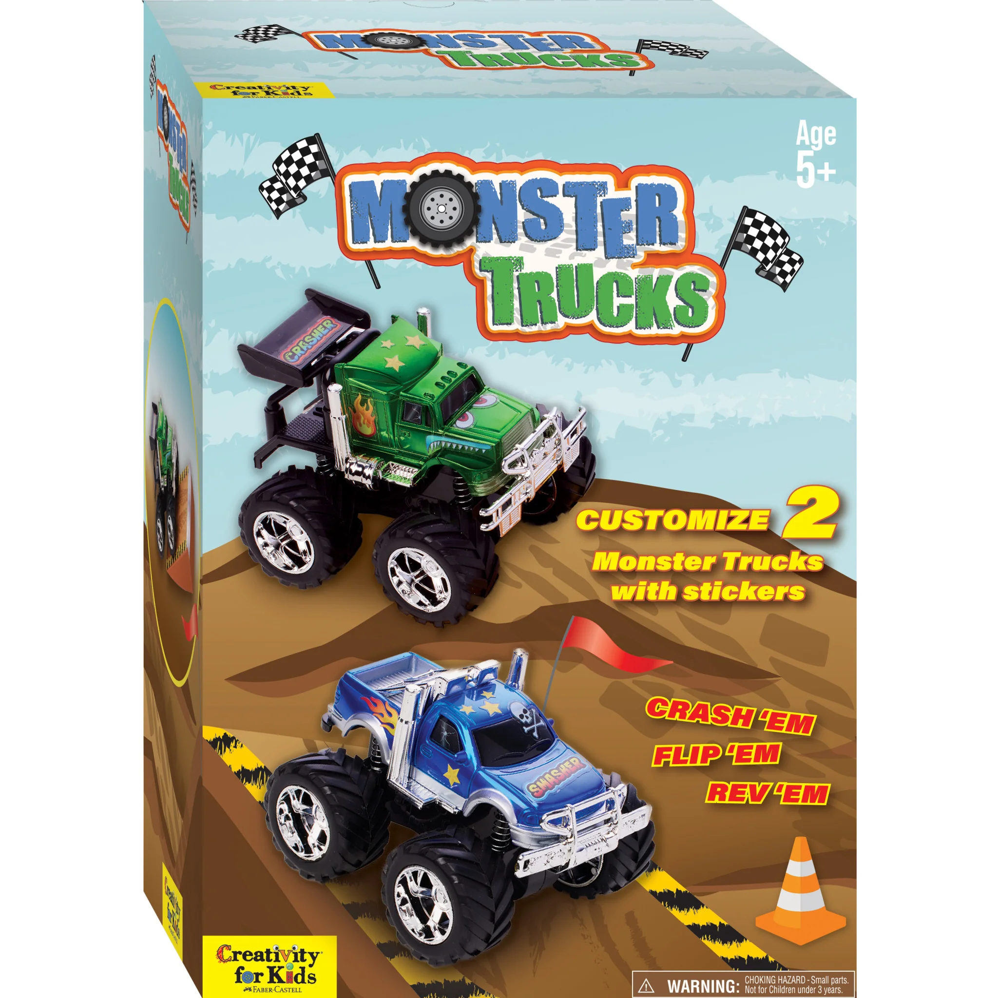 Monster Trucks-by-Creativity for Kids