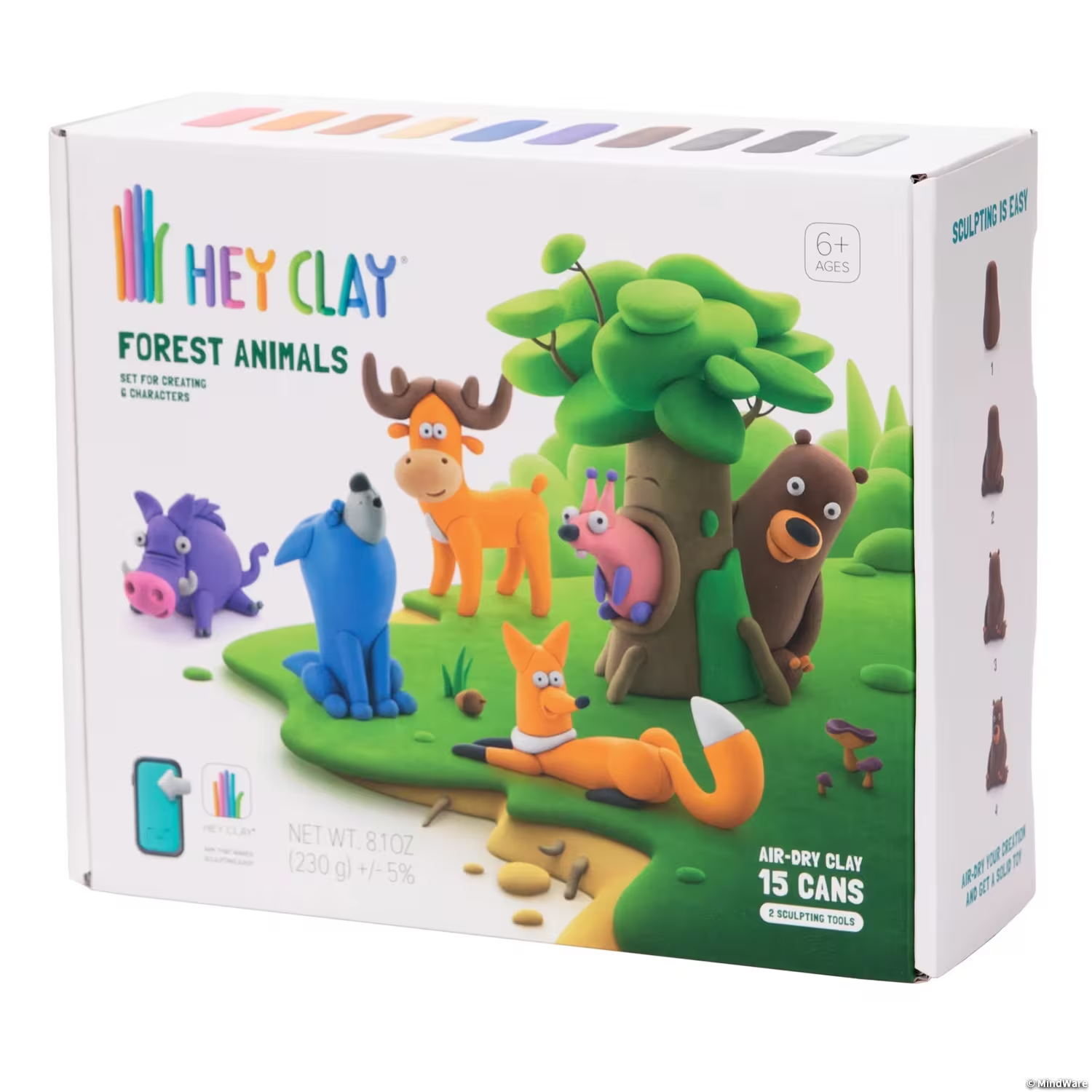 Hey Clay - Forest Animals by Fat Brain Toys