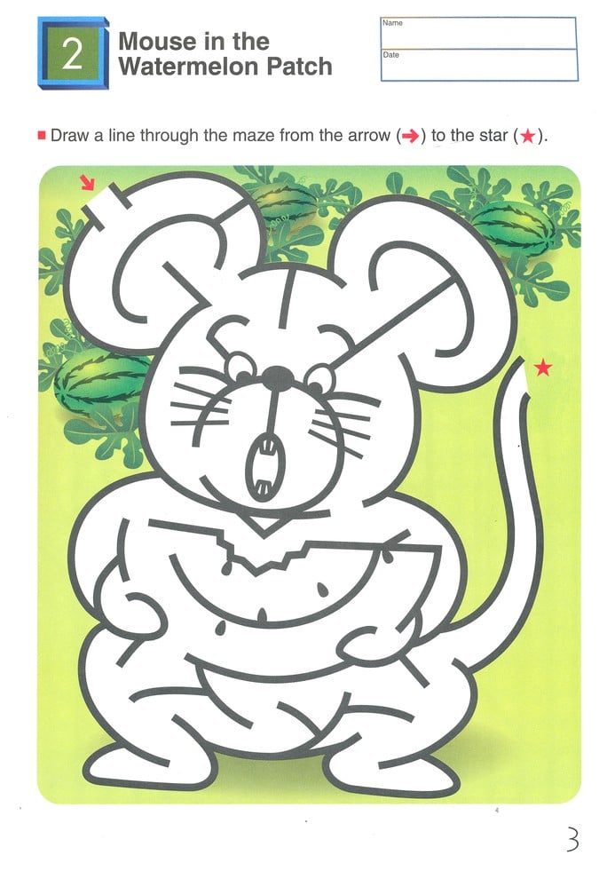 My Book of Mazes Animals by Kumon 2