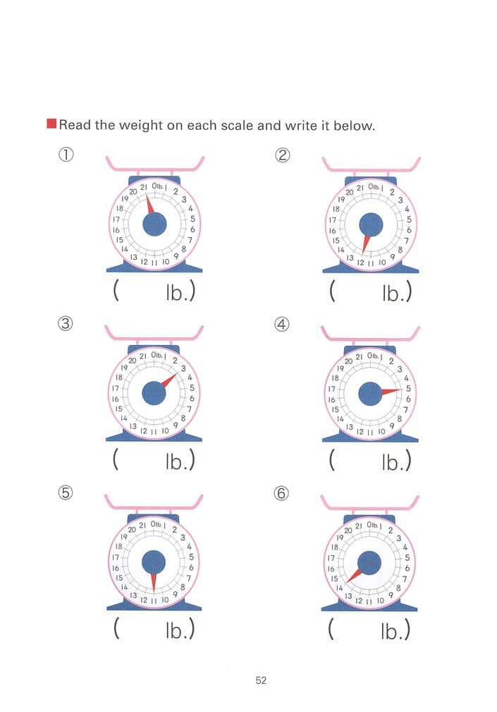 My Book of Measurement Weight by Kumon 2