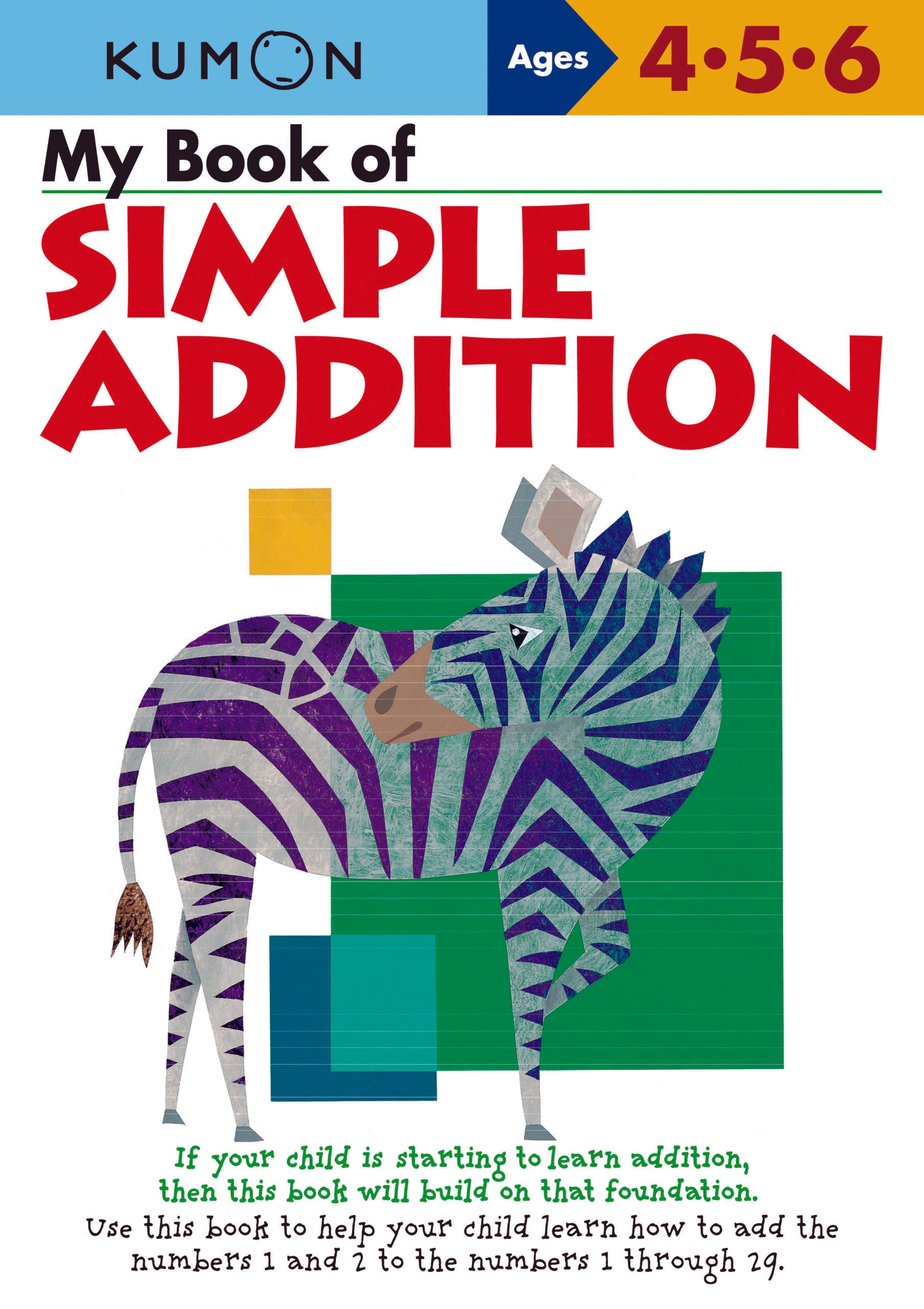 My Book of Simple Addition by Kumon scaled