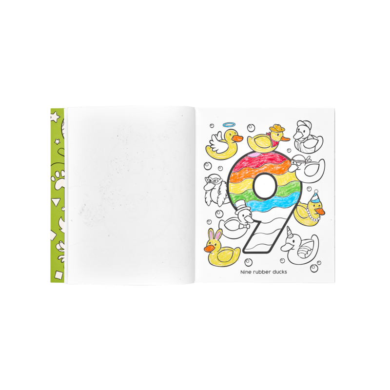My First 123 Shapes Numbers Coloring Book by Ooly 1