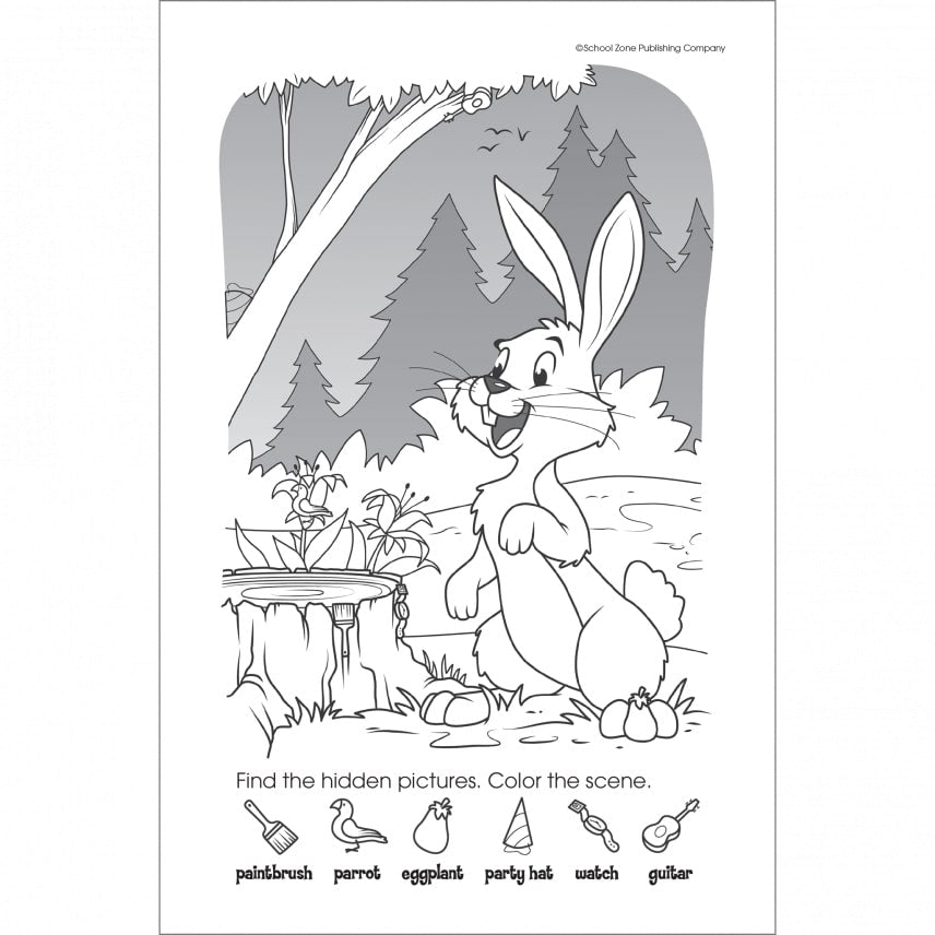 My First Hidden Pictures Grades P K Workbook by School Zone 2