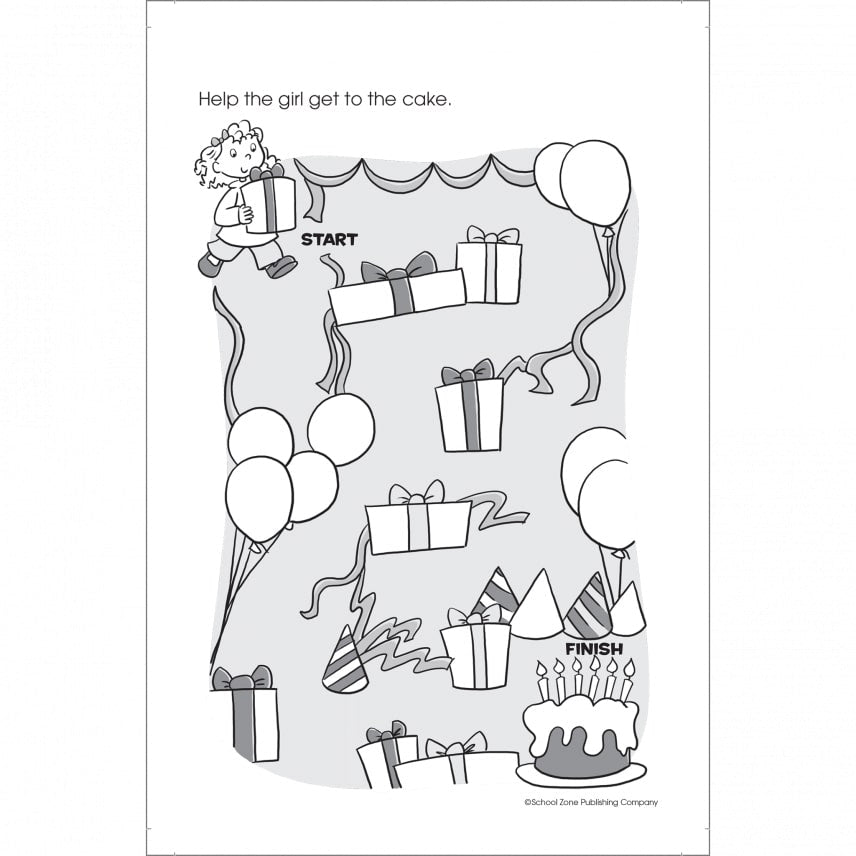 My First Mazes Grades P K Workbook by School Zone 1