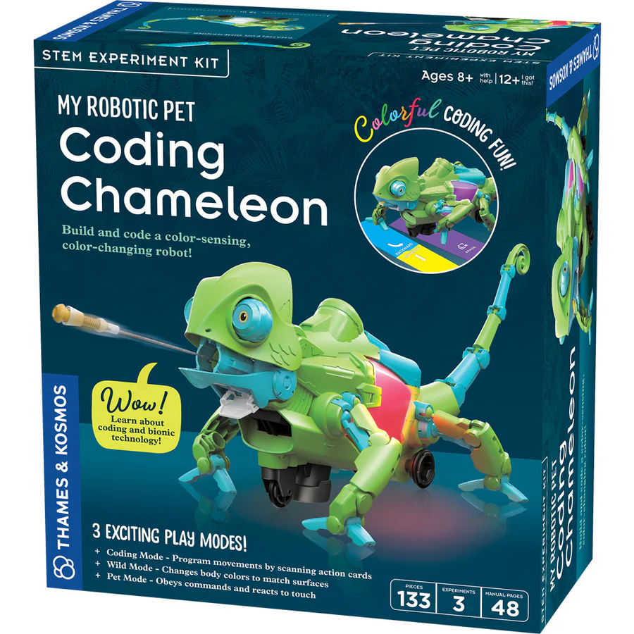 My Robotic Pet: Coding Chameleon-by-Thames & Kosmos
