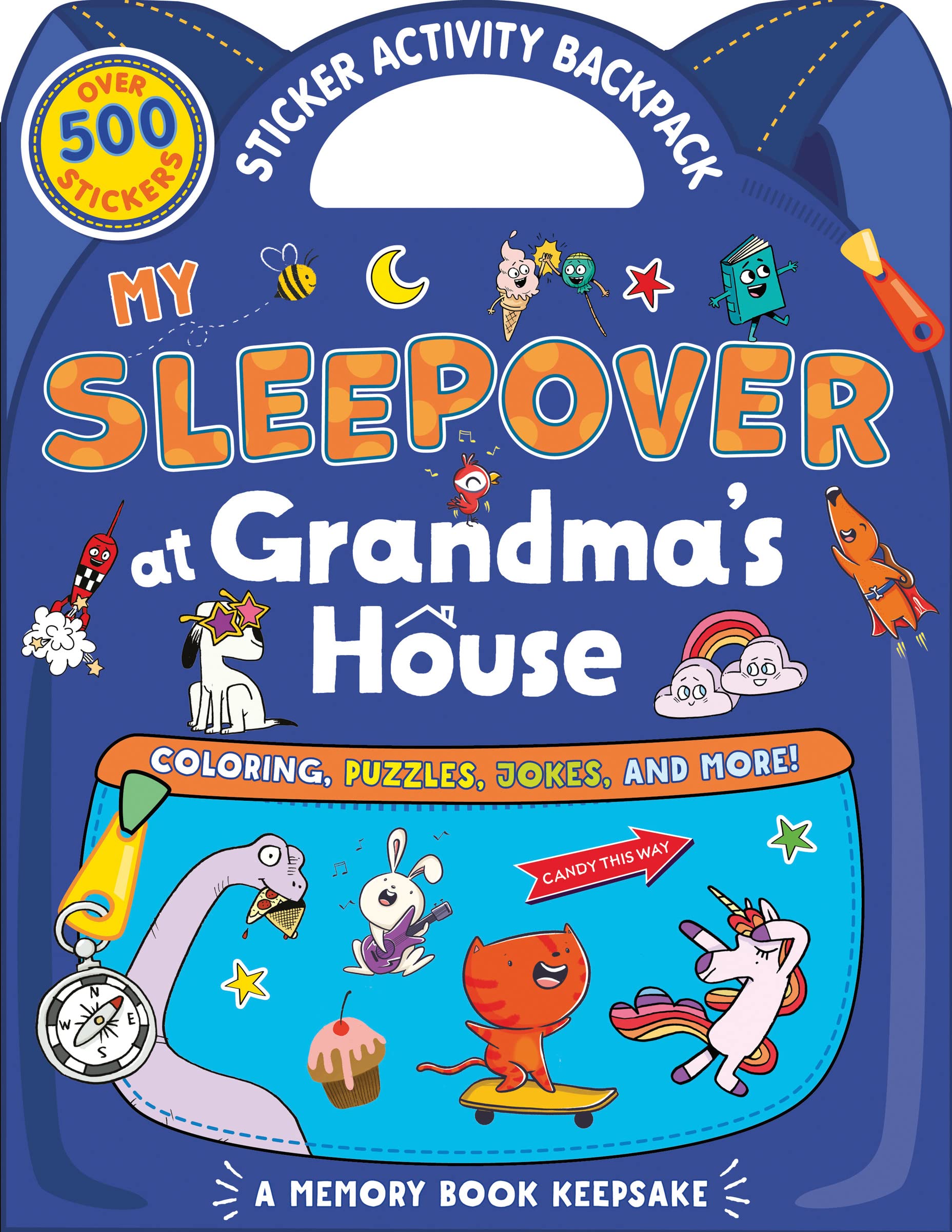 My Sleepover at Grandmas House A Grandma and Me Activity and Memory Book Keepsake for Toddlers and Kids by Sourcebooks
